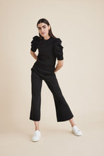 Load image into Gallery viewer, The Culotte Sweatpant in Black