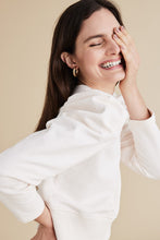 Load image into Gallery viewer, The Just Enough Puff Sweatshirt in Cream